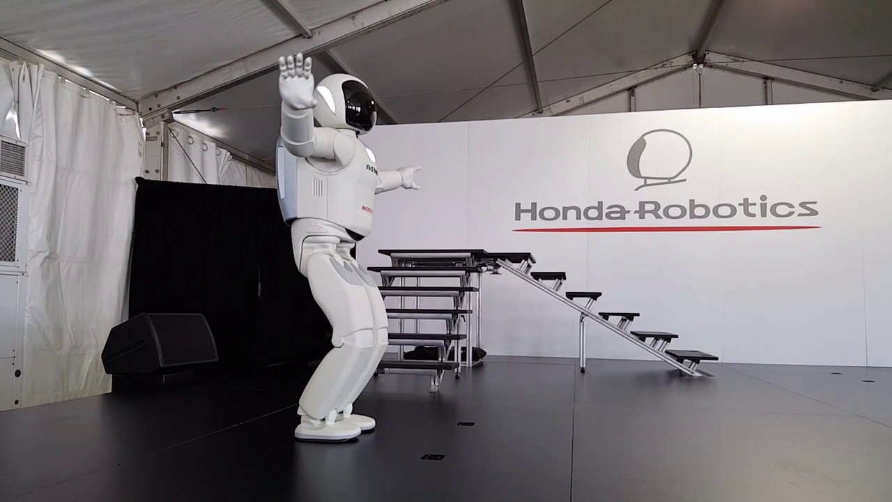 Honda's Asimo 2017 demo at Barber Motorsports Park